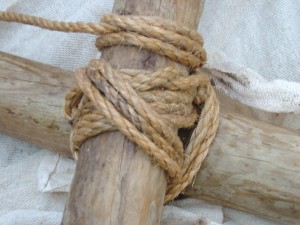 Diagonal lashing Diagonal lashing