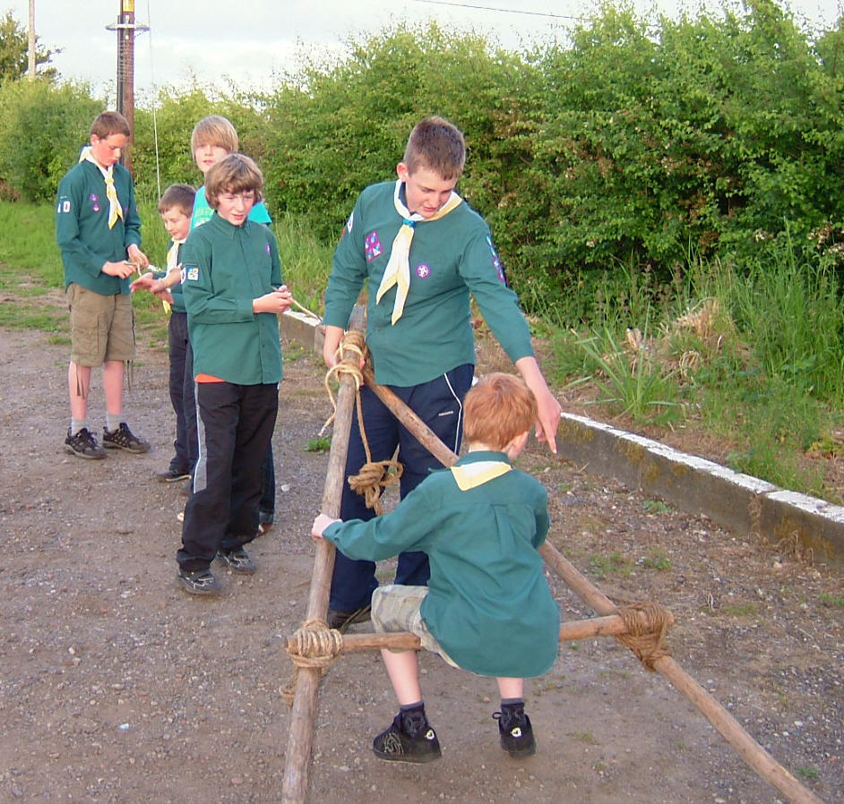 scouts a frame A frame (C)