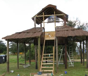 the staires going in the staires going in